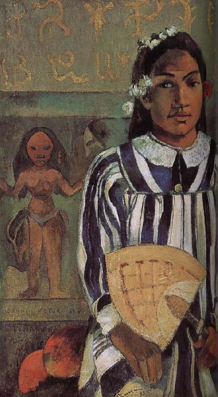 Paul Gauguin De Mana ancestors Germany oil painting art